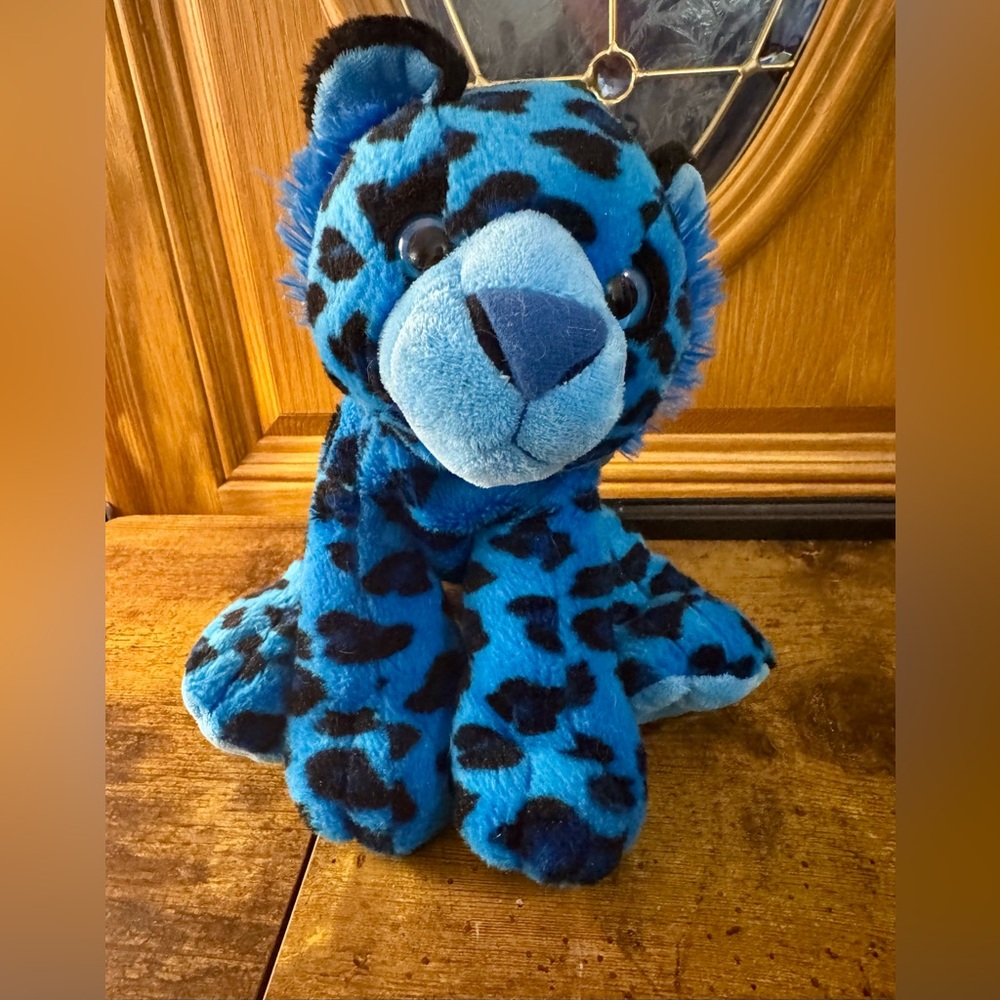 Blue Leopard Plush Toy